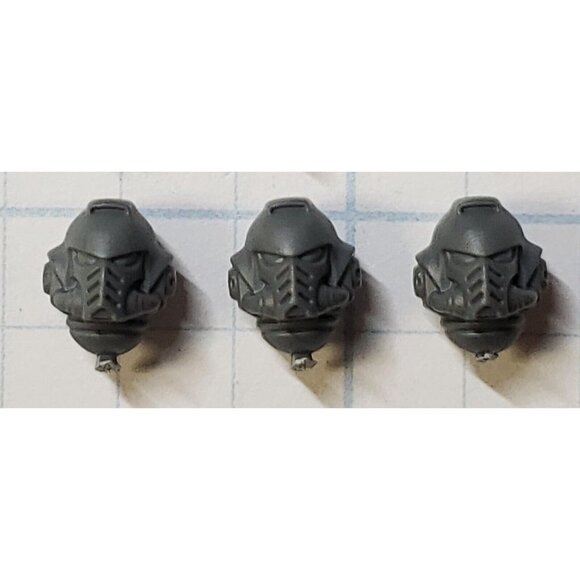 Warhammer 40k Space Marine Bits Primaris Intercessor Heads x5 Set - HELMET - Picture 3 of 6